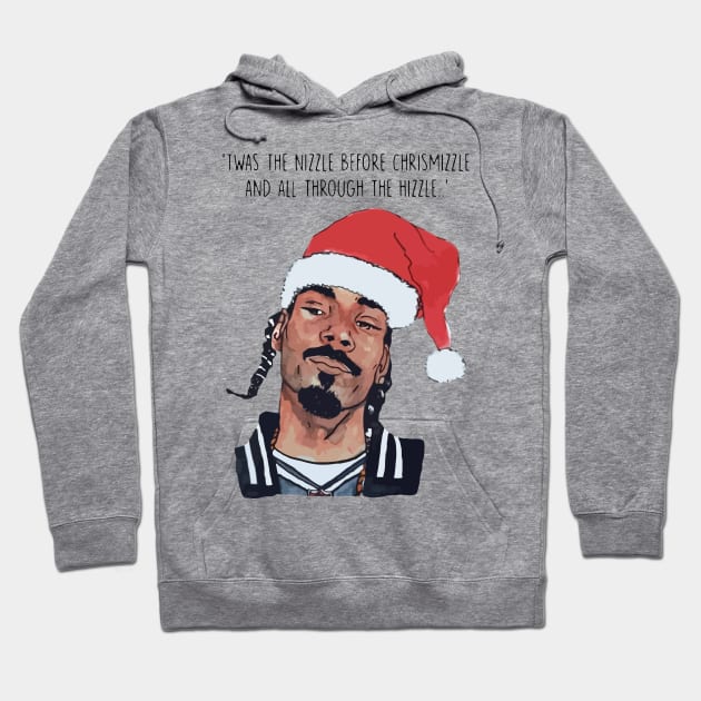 T'was the nizzle before Christmizzle Hoodie by chjannet